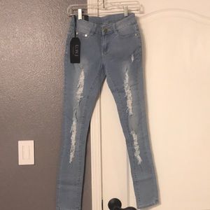 Brand new mid/high waist jeans from fashion nova